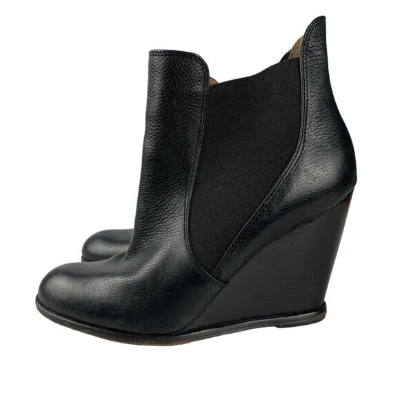 Corso Como Black Wedge Booties size 8.5 - Picture 4 of 12